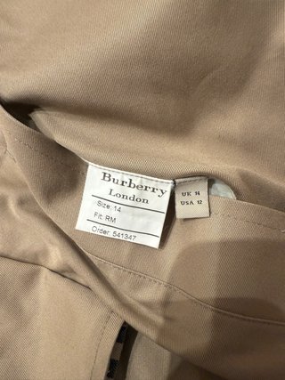 Abrigo Burberry Marrón