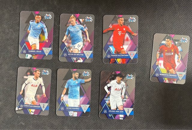 Lamincards fútbol Champions League 2019 2020