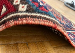 Preciosa alfombra turca Anatolia Döşemealtı a mano
