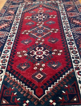 Preciosa alfombra turca Anatolia Döşemealtı a mano