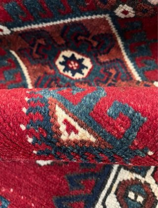 Preciosa alfombra turca Anatolia Döşemealtı a mano