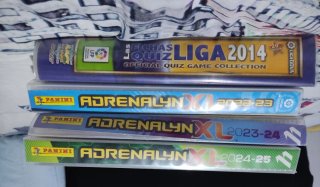 4 Álbumes de Cartas cromos Adrenalyn LaLiga