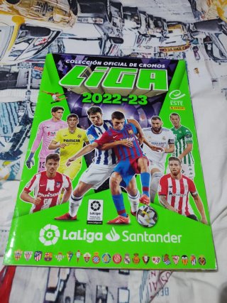 Lote 5 Álbumes Cromos LaLiga y Champions