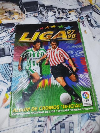 Lote 5 Álbumes Cromos LaLiga y Champions