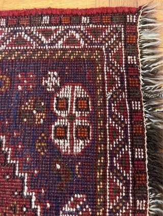 Preciosa alfombra persa Shiraz Tapis anudada mano