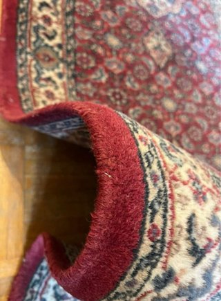 Preciosa alfombra persa anudada a mano