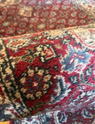 Preciosa alfombra persa anudada a mano
