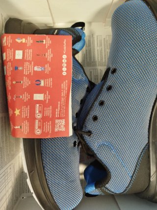 Zapatos de seguridad Panter negros y azules