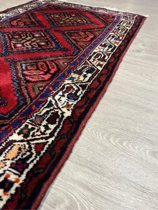 Preciosa alfombra persa anudada a mano, tipo pasil