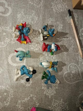 Set 7 Puffi Giocattolo per Emanuele