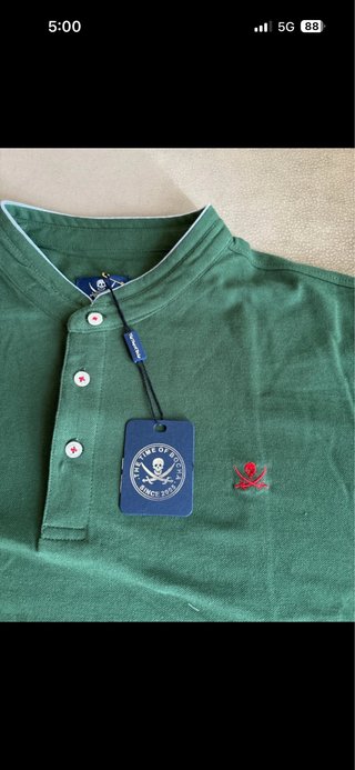 THE TIME OF BOCHA. DOS POLOS. Hombre. XXL
