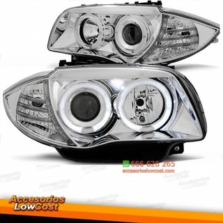 FAROS OJOS ÁNGEL BMW SERIE 1 E87 E82 E81 E88  04