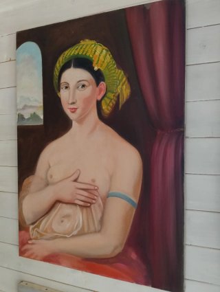 Coppia quadri rinascimento, Italy, veneri