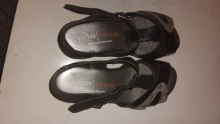 Sandalias Doctor Cutillas Talla 36 Negras/Grises