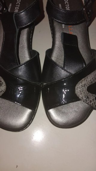 Sandalias Doctor Cutillas Talla 36 Negras/Grises