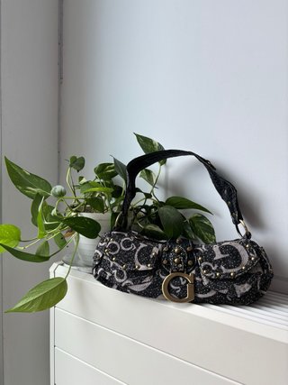 Bolso vintage Negro y Gris