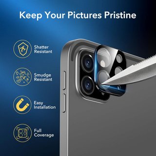 2 Protector Pantalla iPad Pro 12.9 +1 prot. Lente