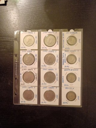 Lote 19 Monedas España Plata y Gobierno