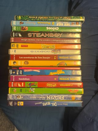 22 DVDs Infantiles Variados