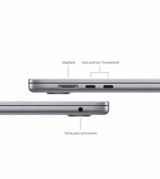 MacBook Air (2024) M3 8GB 512GB SSD Gris 15,3