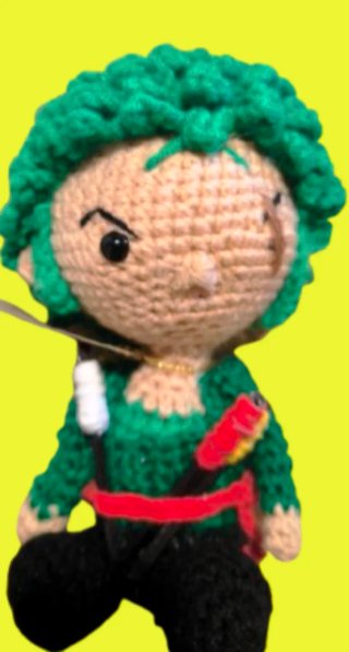 Amigurumi Zoro Fatto a Mano