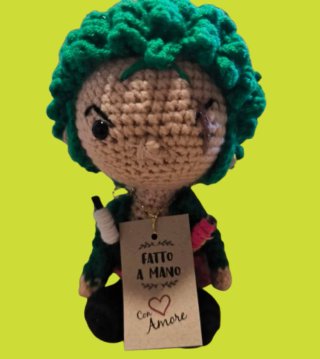 Amigurumi Zoro Fatto a Mano