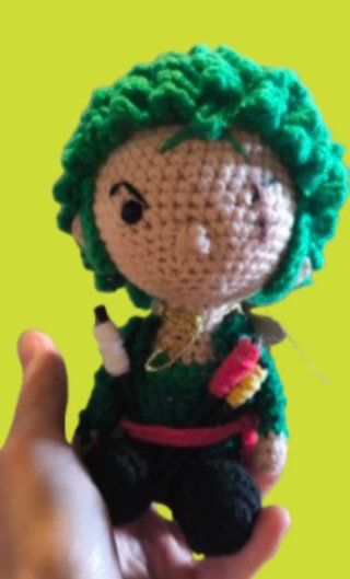 Amigurumi Zoro Fatto a Mano