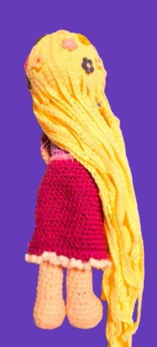 Rapunzel Amigurumi Disney Fatto a Mano
