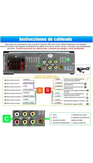 Radio Navegación 1DIN Multimedia