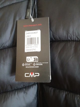 Cappotto CMP donna taglia S nero