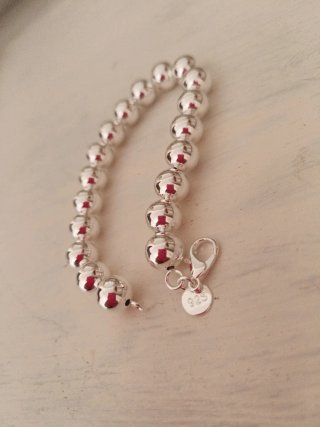 Bracciale Palline Argento 925 Tiffany Style