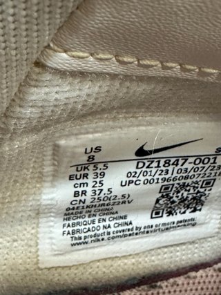 Zapatillas Nike Air Force 1 Shadow Beige Rosa