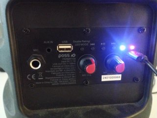 Altavoz Bluetooth con Luces LED Multicolor