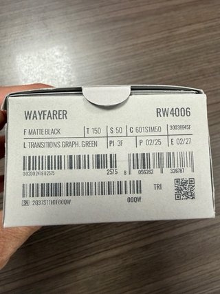 Ray-Ban Meta Wayfarer Negro Mate Transitions