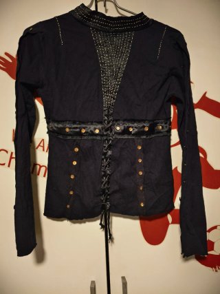 Camiseta Hoss Negra y Dorada Talla L