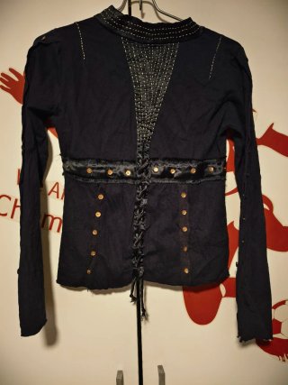 Camiseta Hoss Negra y Dorada Talla L