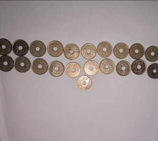 1Kg monedas PLATA Alfonso XII y Kennedy