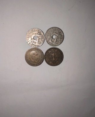 1Kg monedas PLATA Alfonso XII y Kennedy