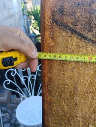 Quadro affresco su legno, portale sud Italia