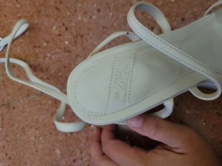 Sandalias Zara Blancas Plataforma