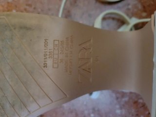 Sandalias Zara Blancas Plataforma