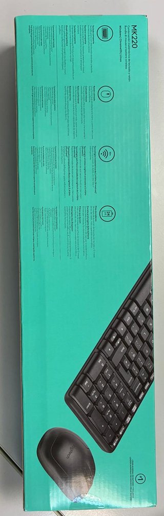 Teclado y Ratón Logitech MK220 Negro