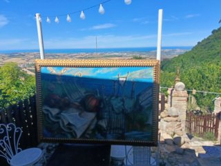 Quadro Grande pittore italiano, sud Italia, Molise