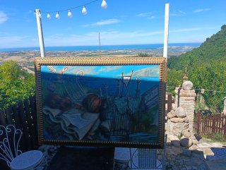 Quadro Grande pittore italiano, sud Italia, Molise