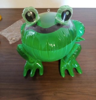 Rana gonfiabile verde