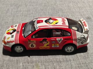 SKODA OCTAVIA SCALEXTRIC  "BELGA" CON CHASIS 3D
