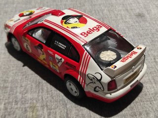 SKODA OCTAVIA SCALEXTRIC  "BELGA" CON CHASIS 3D