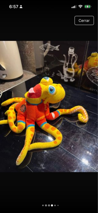 Peluche Pulpo Paul Mundial 2010