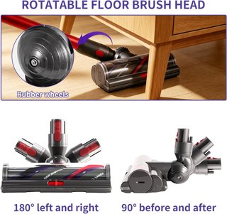 KENVOR Cabezal Alto Torque Alfombra Dyson V7‑V15