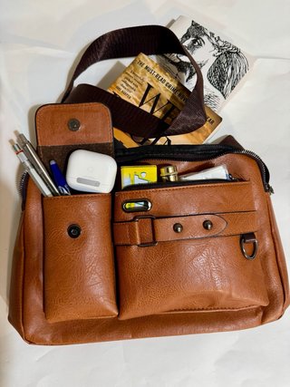 Bolso bandolera  marrón